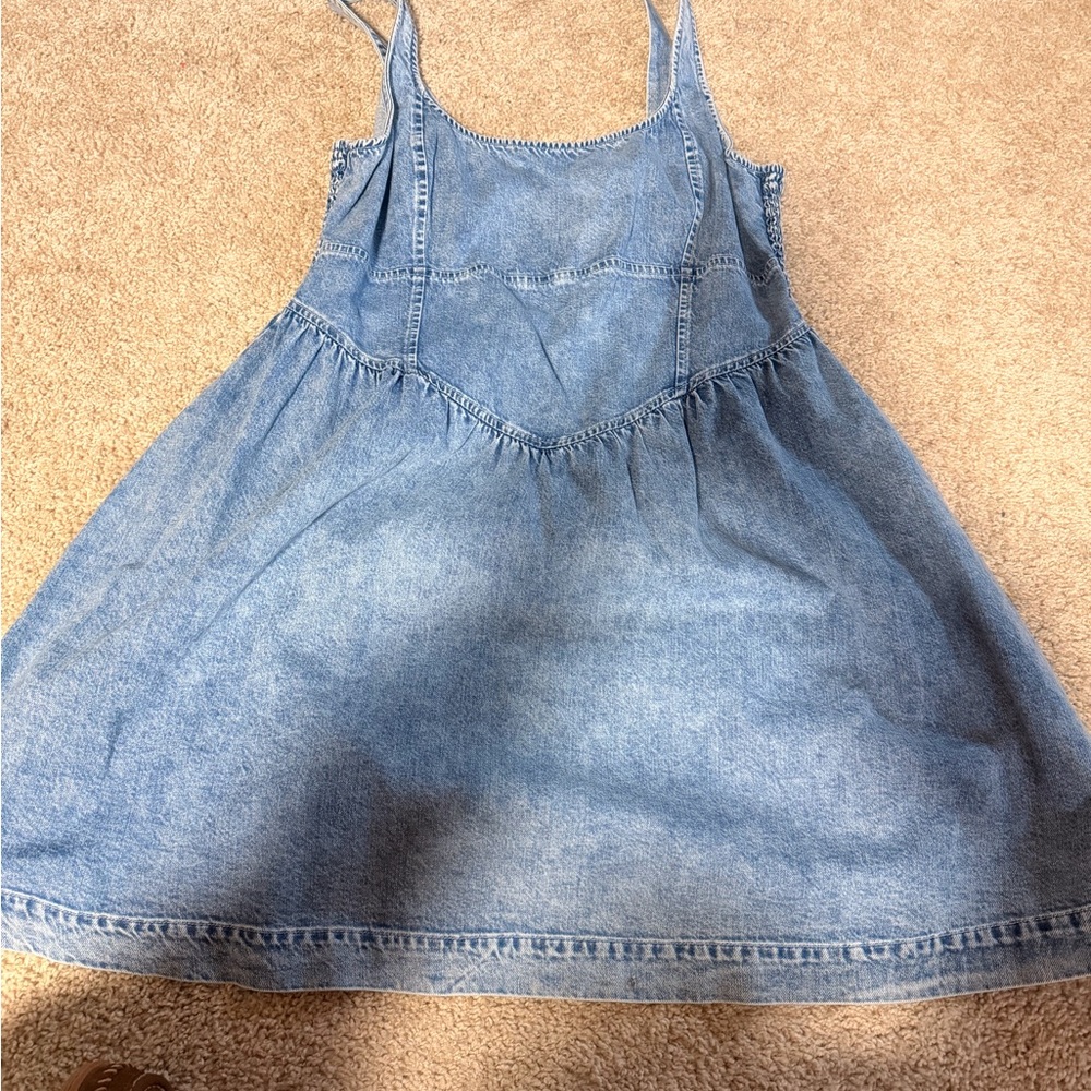 American Eagle Denim Sleeveless Dress